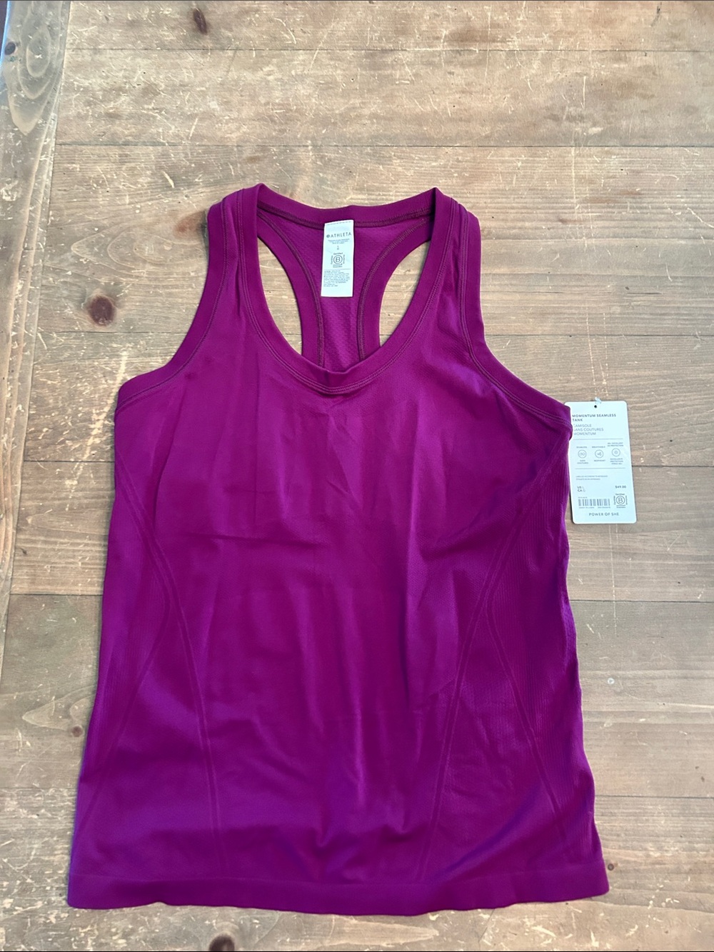 Athleta Plum Racerback Workout Tank